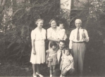 Granny-Grandma-Grandpa Brock-Annette-Dorothy-Dad-Cecile